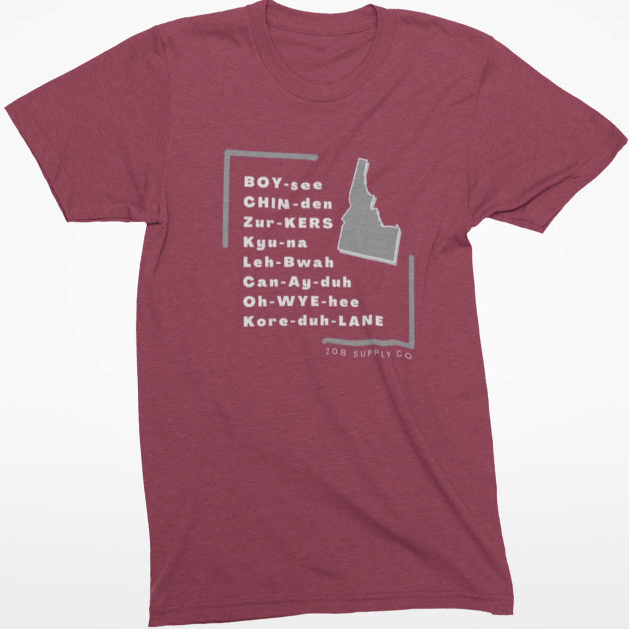 208 Supply Co Tees Small / Cardinal How Do You Say Unisex Tee