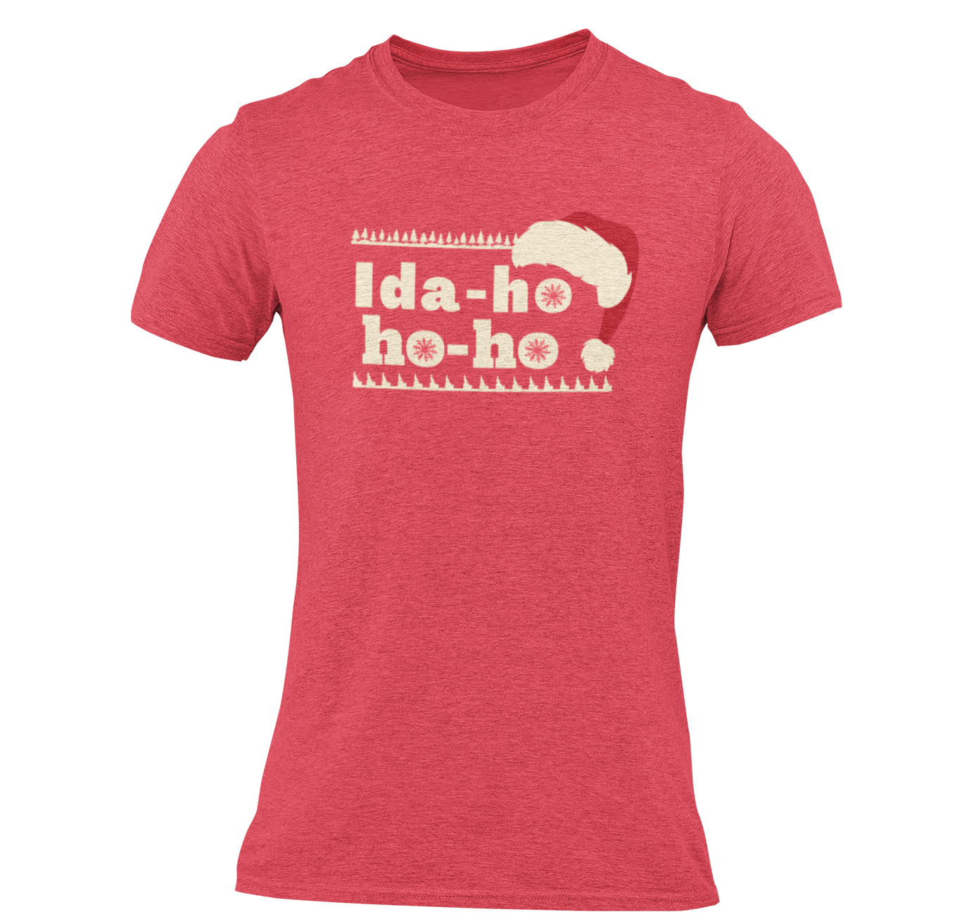 208 Supply Co Tees Small / Heather Red Ida-Ho-Ho-Ho Unisex Tee