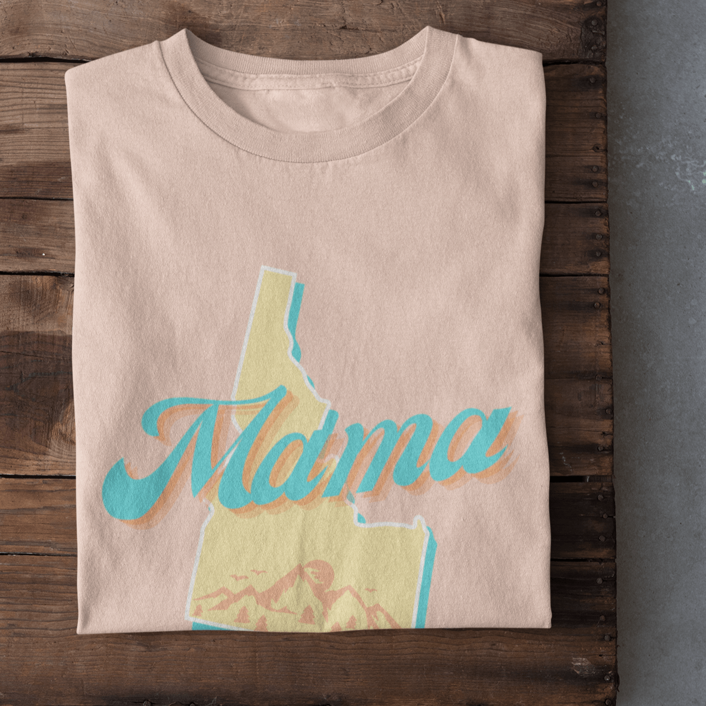 208 Supply Co Tees Small / Heather Peach Idaho Mama Unisex Tee