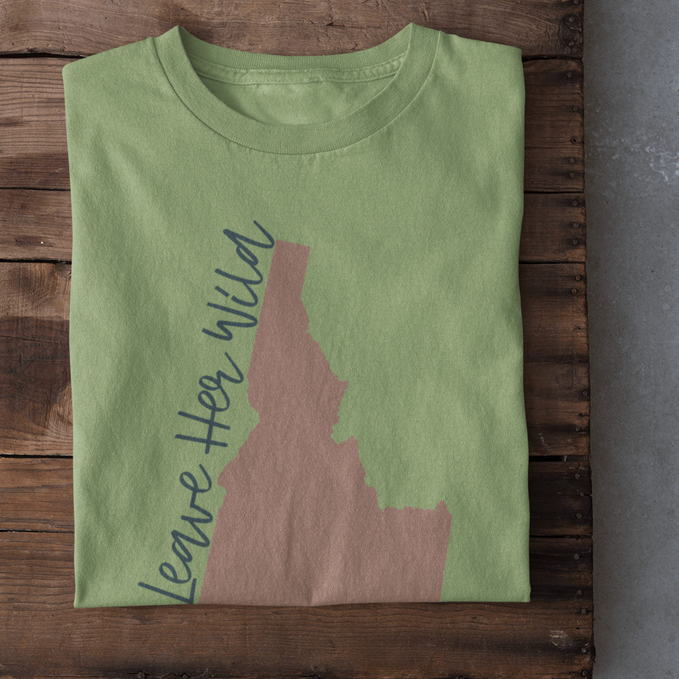 208 Supply Co Tees Small / Heather Green Leave Her Wild Unisex Tee