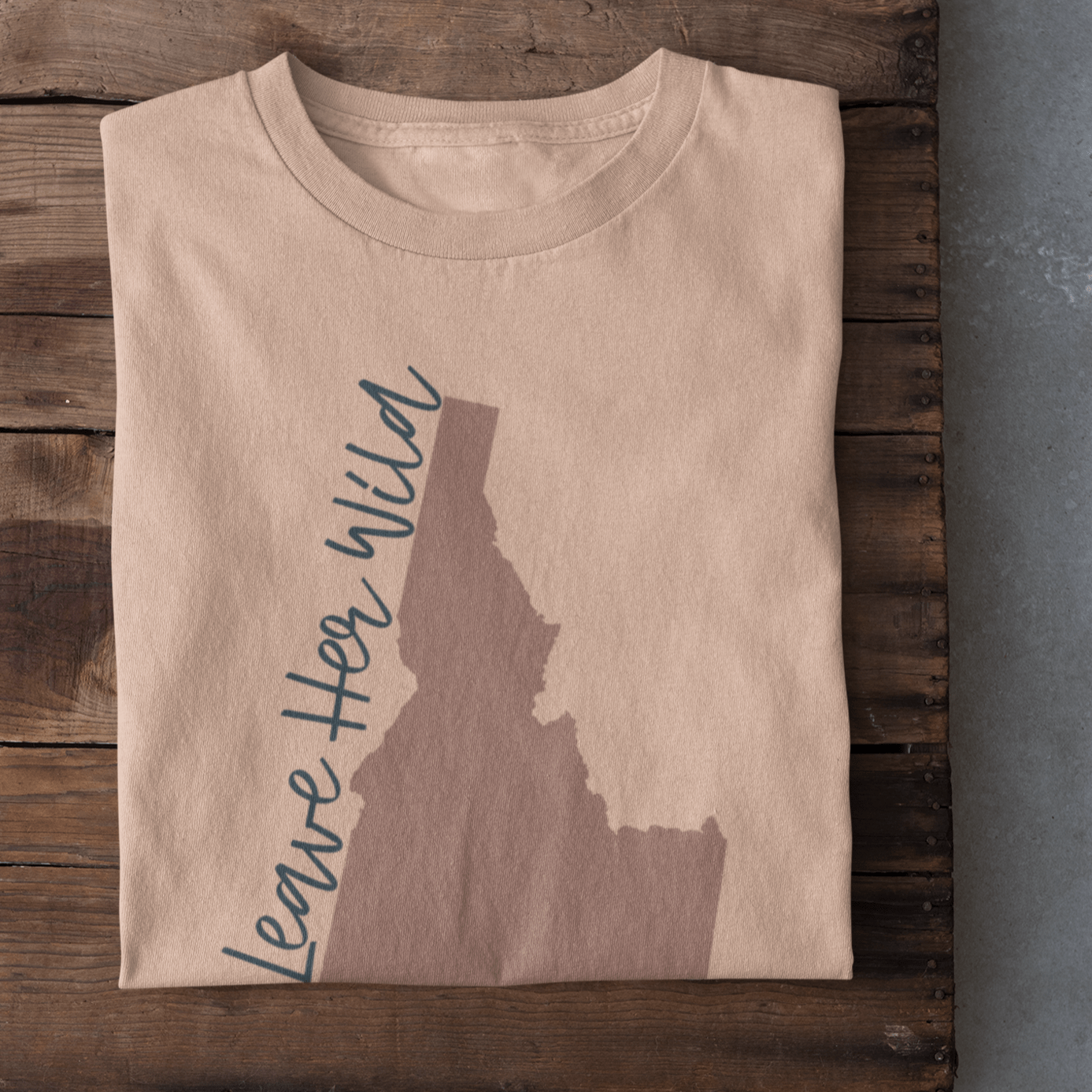 208 Supply Co Tees Small / Heather Peach Leave Her Wild Unisex Tee