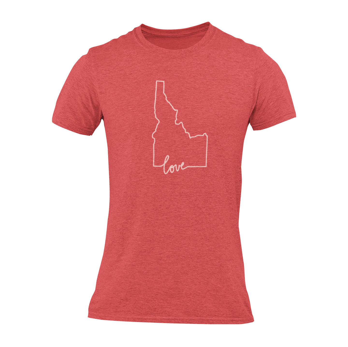 208 Supply Co Tees Small / Heather Red Love Idaho Unisex Tee
