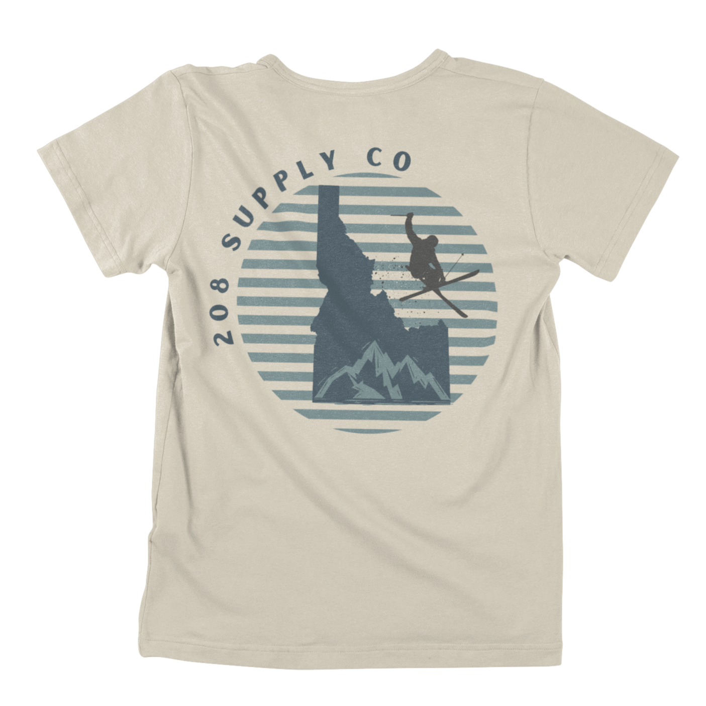 208 Supply Co Tees Small / Heather Tan Ski Idaho Tee