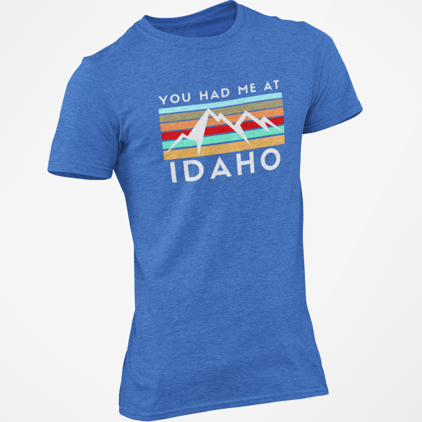 208 Supply Co Tees Small / Heather True Royal You Had Me At Idaho Unisex Tee