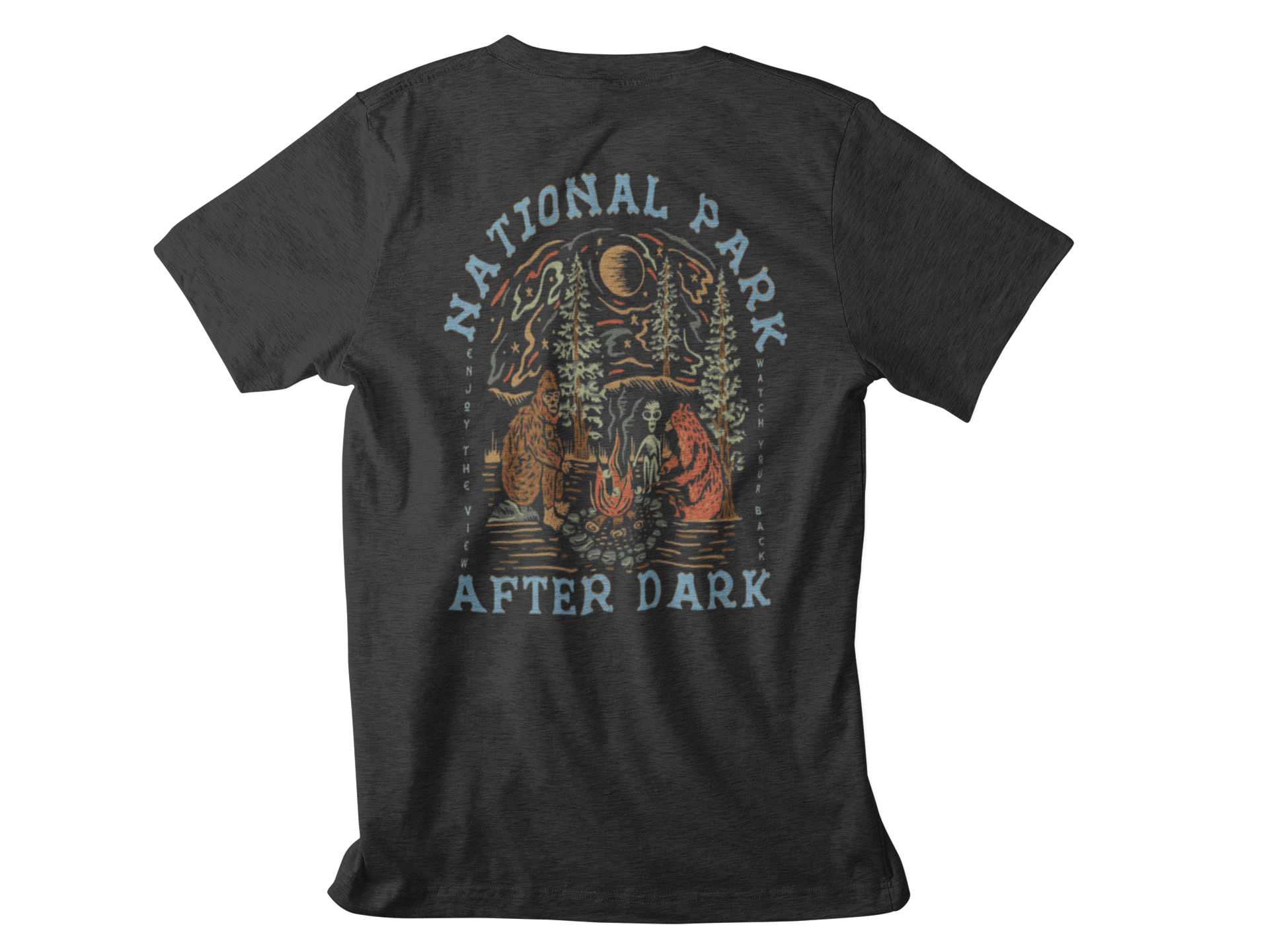 208 Supply Co 1717- IDAHO AFTER DARK TEE- front/ back