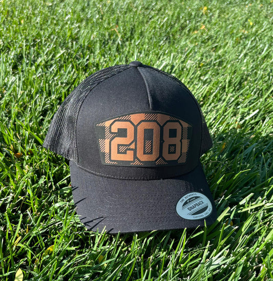 208 Supply Co 208 plaid leather patch