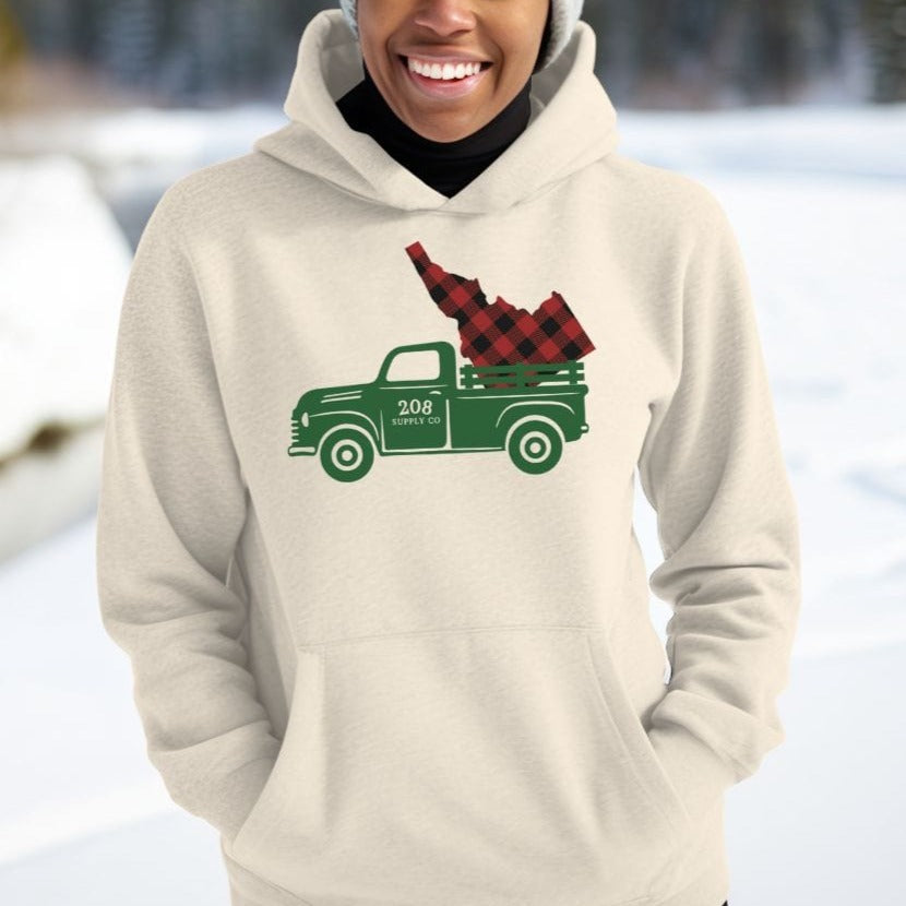 208 Supply Co crewneck sweatshirt Small / Heather Dust / Hoodie Idahome For The Holidays Unisex Crewneck Sweatshirt or Hoodie