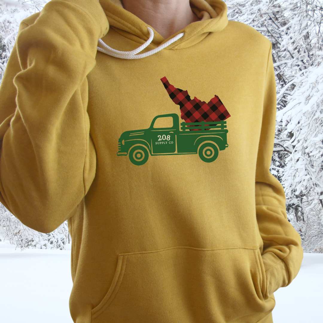208 Supply Co crewneck sweatshirt Idahome For The Holidays Unisex Crewneck Sweatshirt or Hoodie