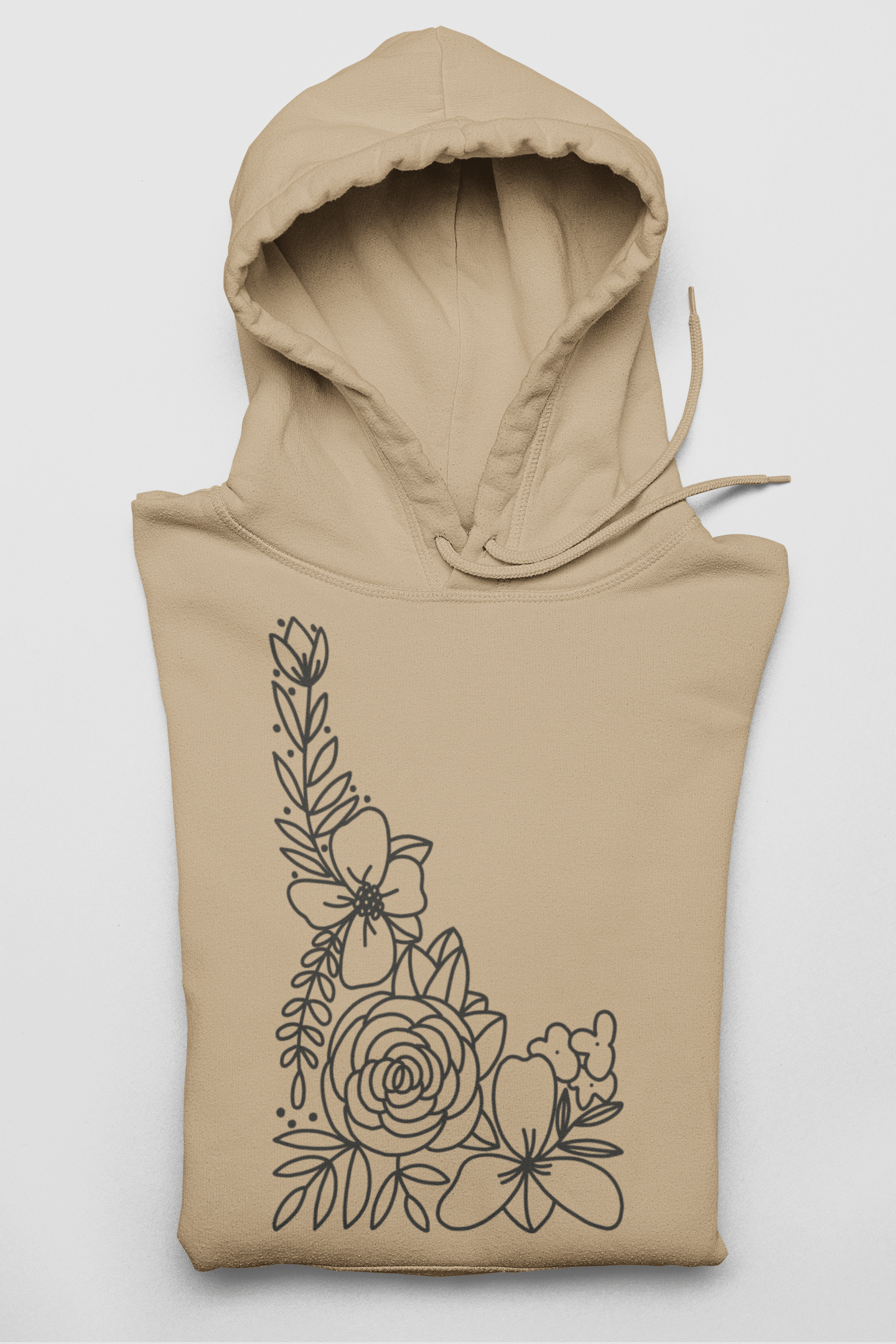 208 Supply Co Hoodie Tan / S Idaho Bloom