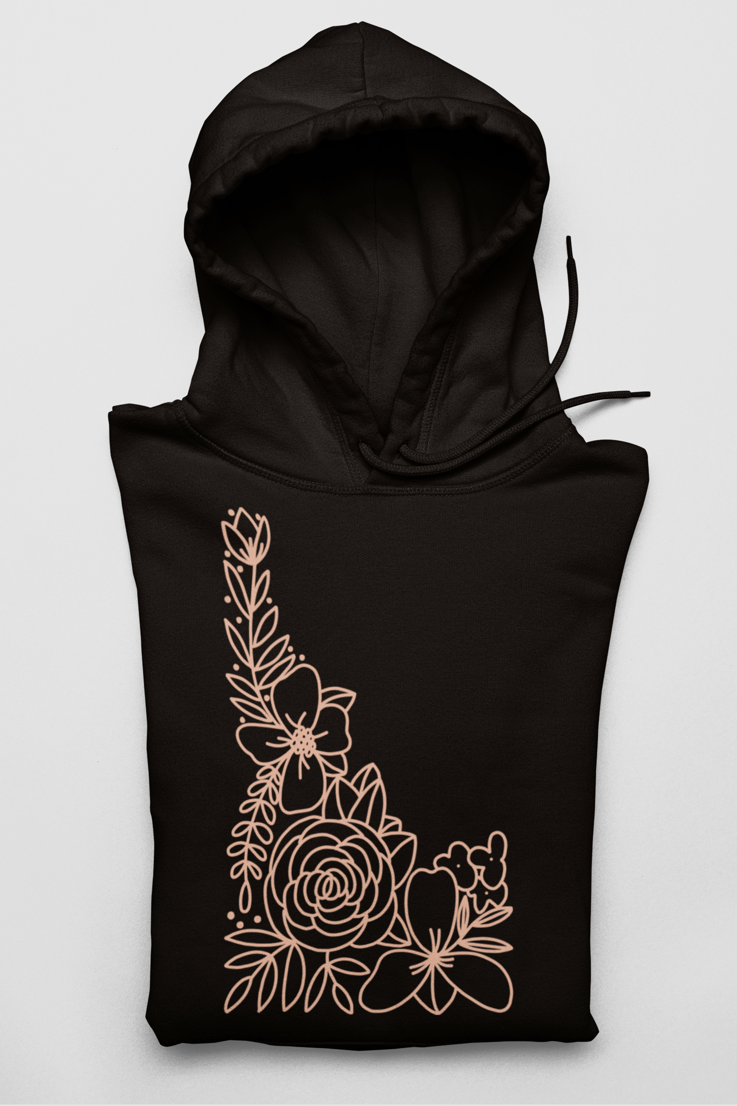 208 Supply Co Hoodie black / S Idaho Bloom