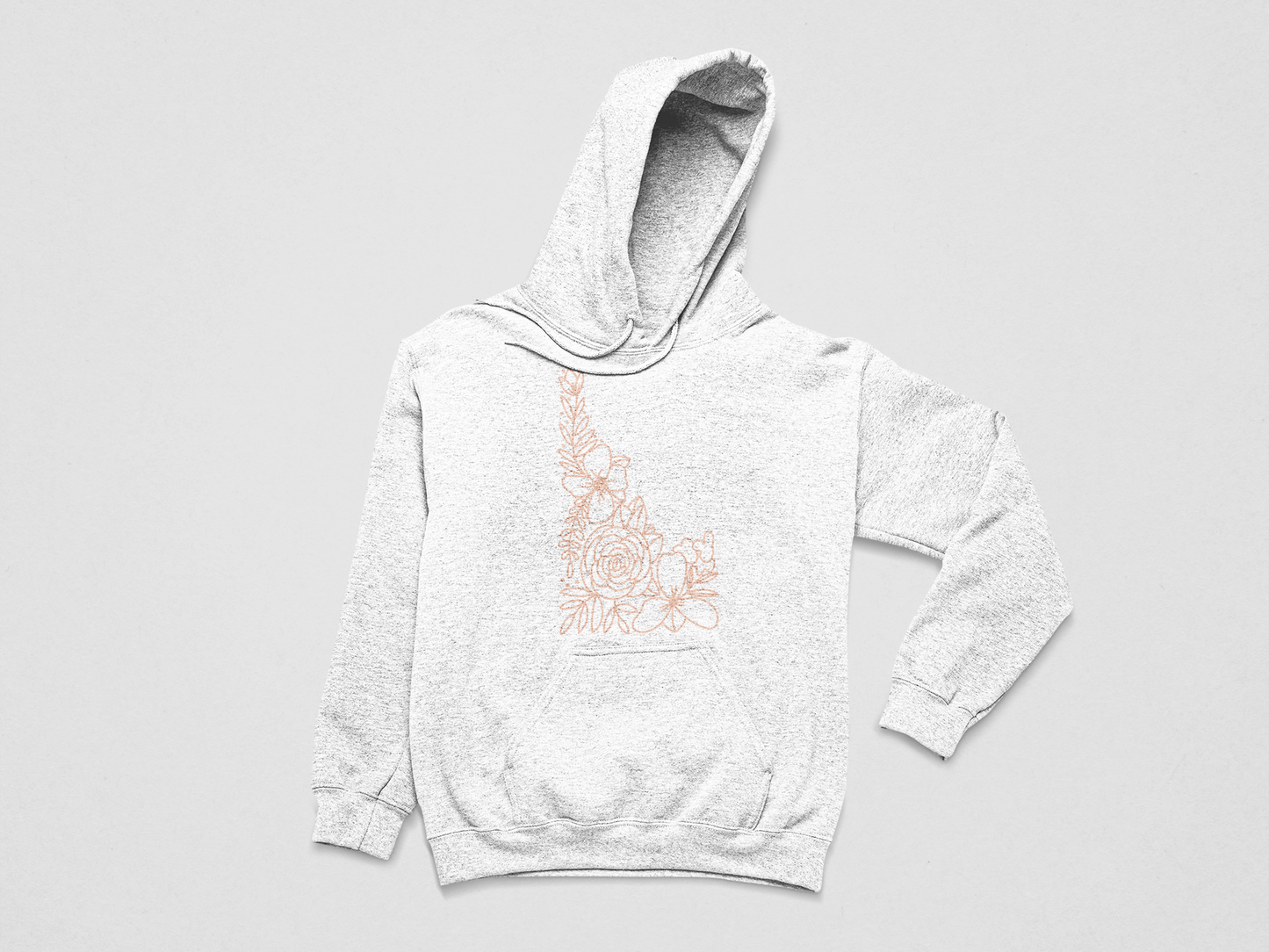 208 Supply Co Hoodie Ash / S Idaho Bloom