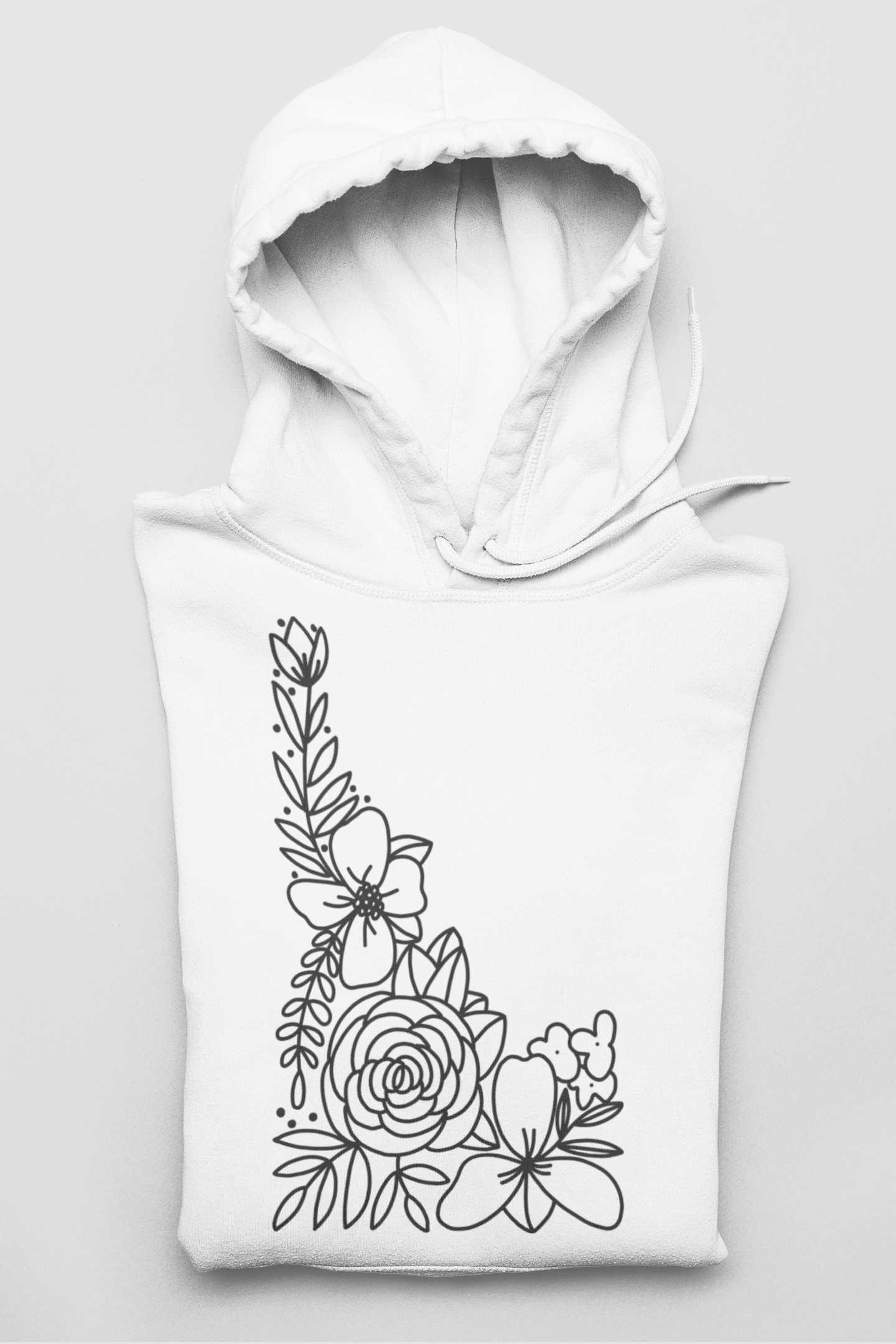 208 Supply Co Hoodie white / S Idaho Bloom