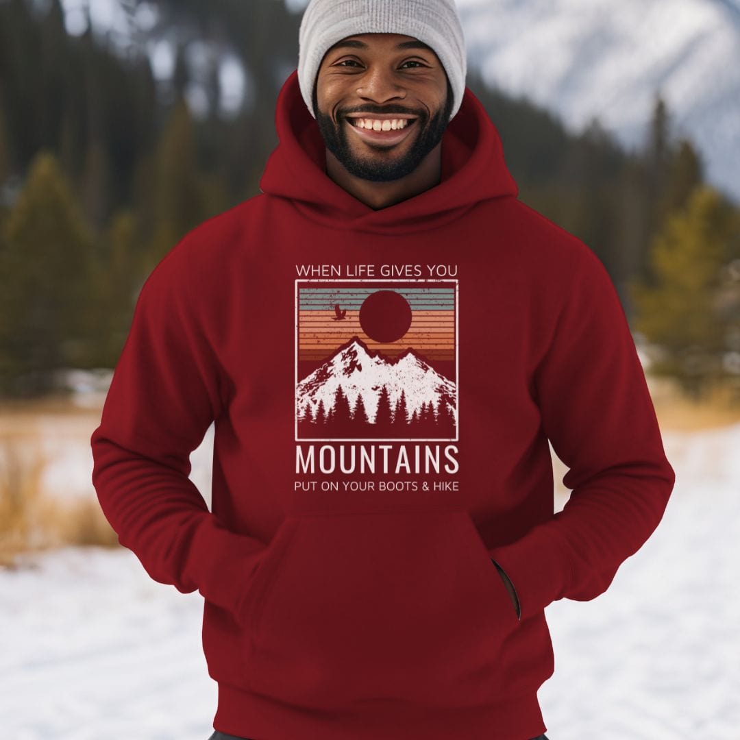 208 Supply Co Hoodie Put On Your Boots & Hike Unisex Midweight Hoodie