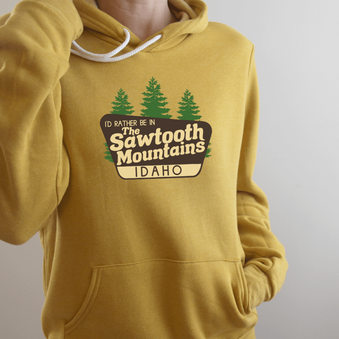 208 Supply Co Hoodie Sawtooth National Forest Unisex Midweight Hoodie
