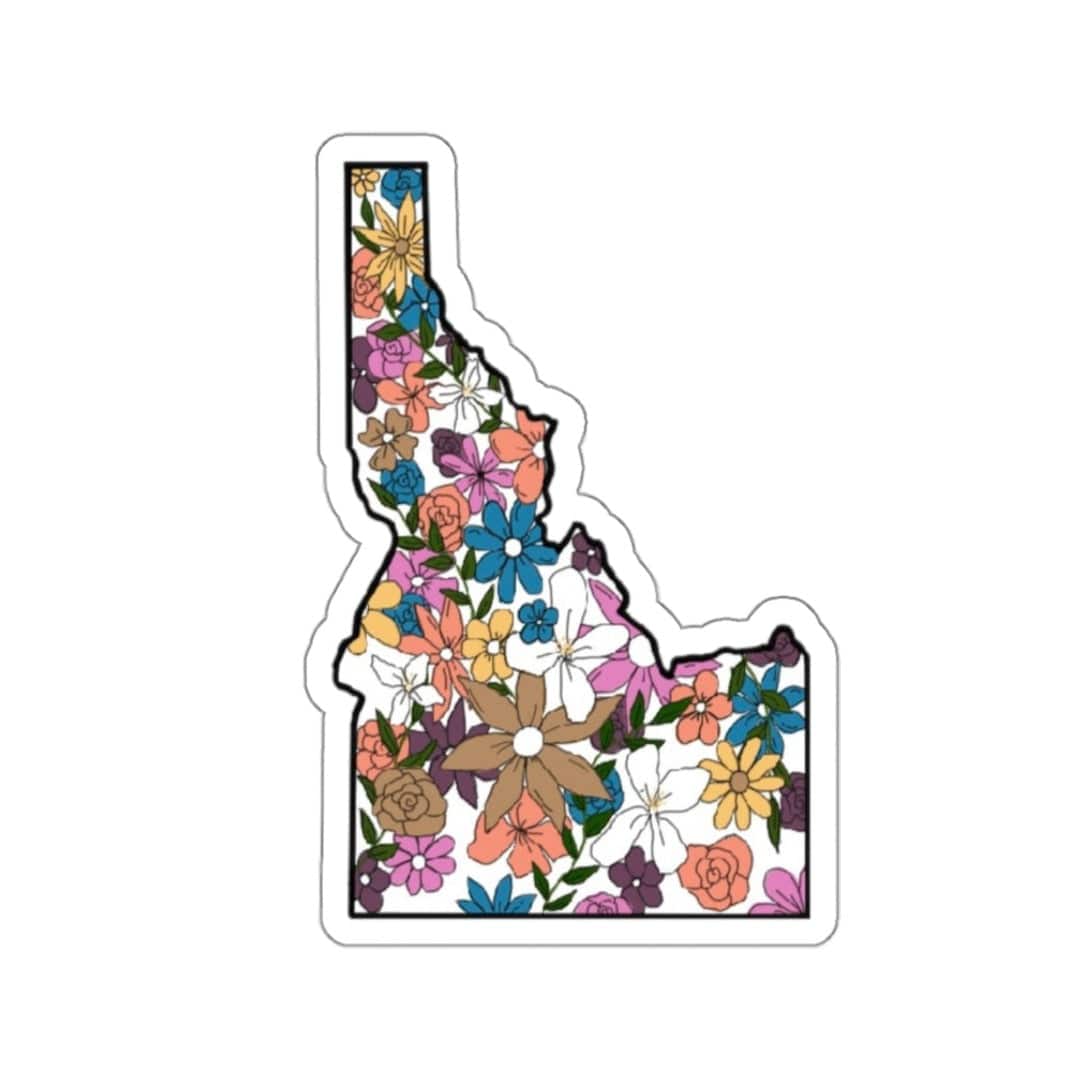 208 Supply Co Stickers Idaho Wildflower Sticker