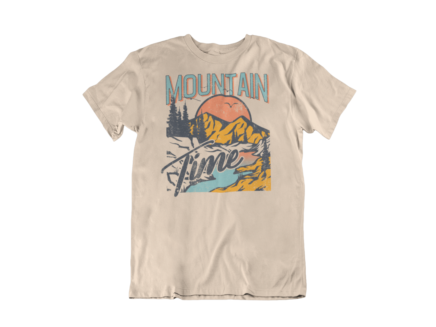 208 Supply Co T-Shirt XS / Tan Mountain Time