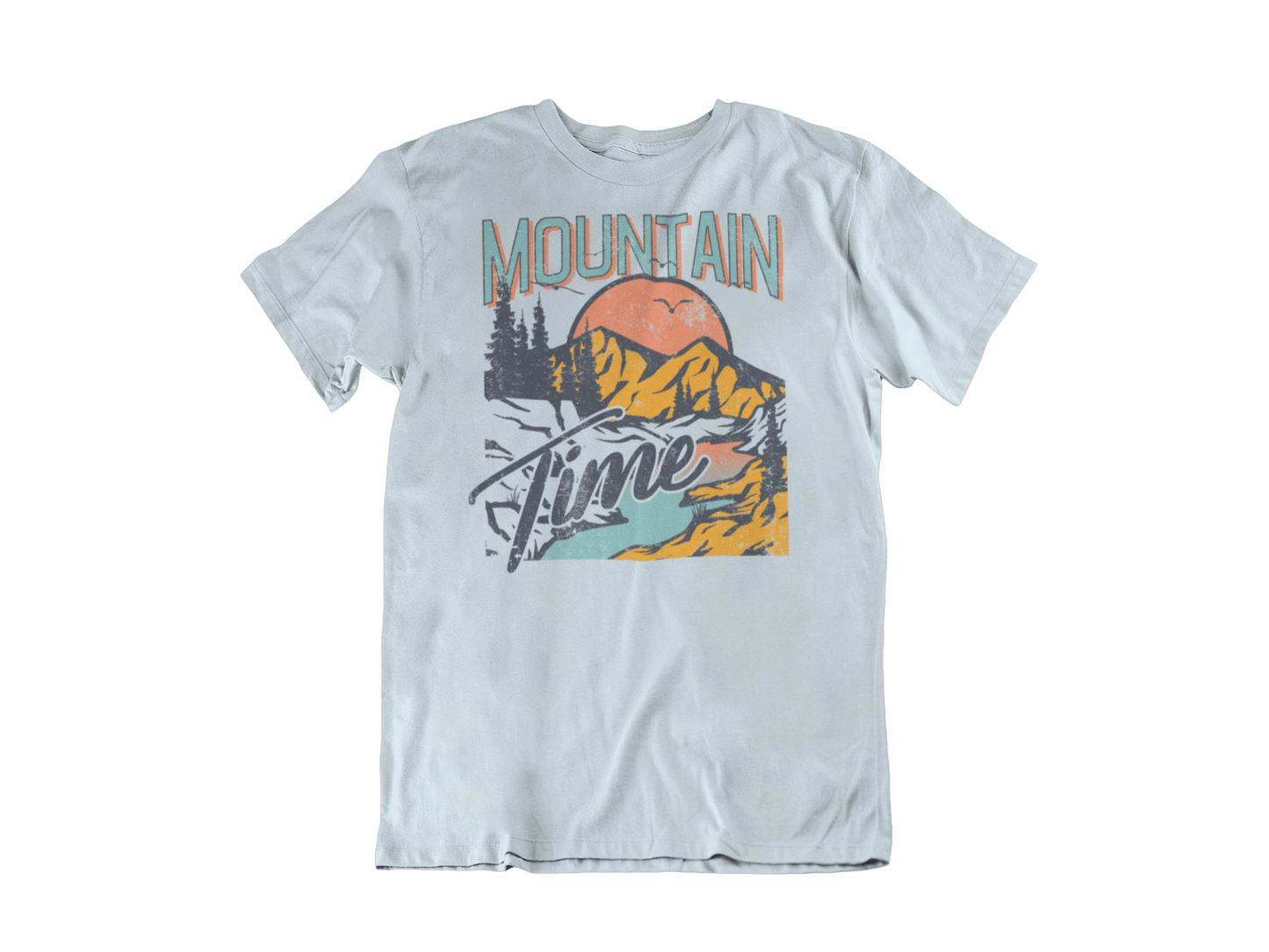 208 Supply Co T-Shirt XS / Light Blue Mountain Time