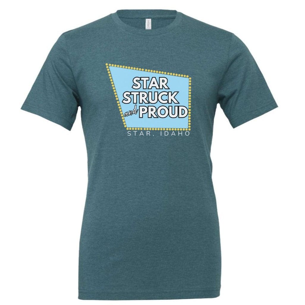 208 Supply Co T-shirt Small / Heather Deep Teal Starstruck & Proud Unisex Tee