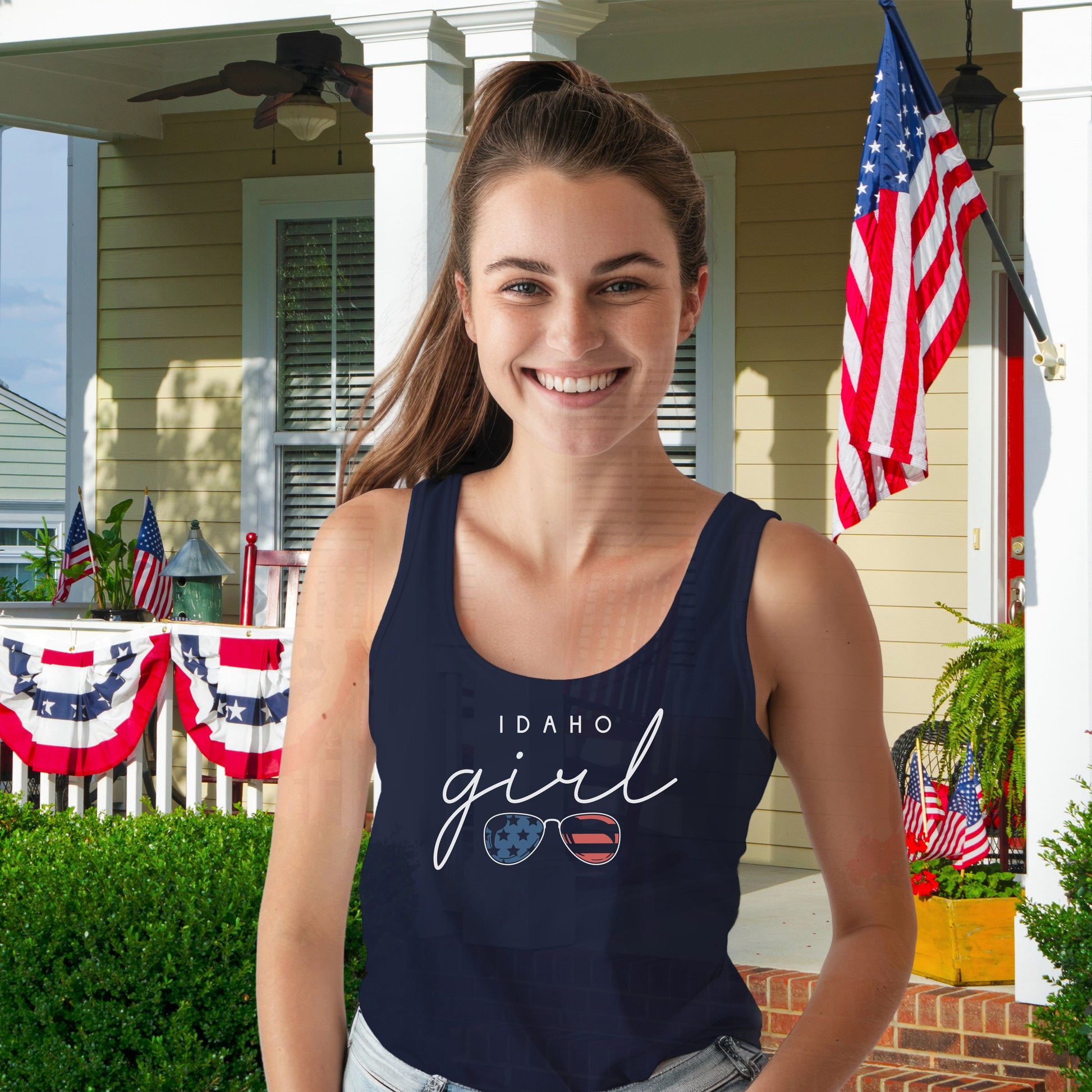 208 Supply Co tank top Idaho Girl Unisex Tank