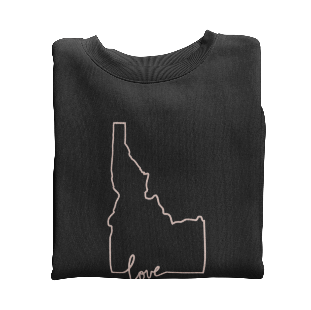 208 Supply Co crewneck sweatshirt Small / Black Love Idaho Unisex Crewneck Sweatshirt