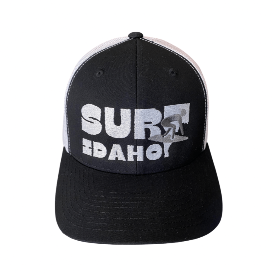 208 Supply Co Hat Black/White Surf Idaho Hat
