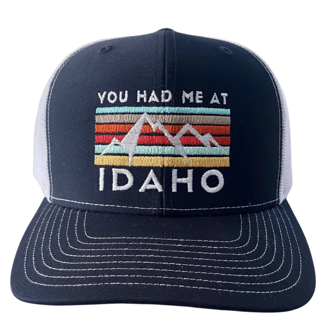 208 Supply Co Hat Navy/White You Had Me At Idaho Hat