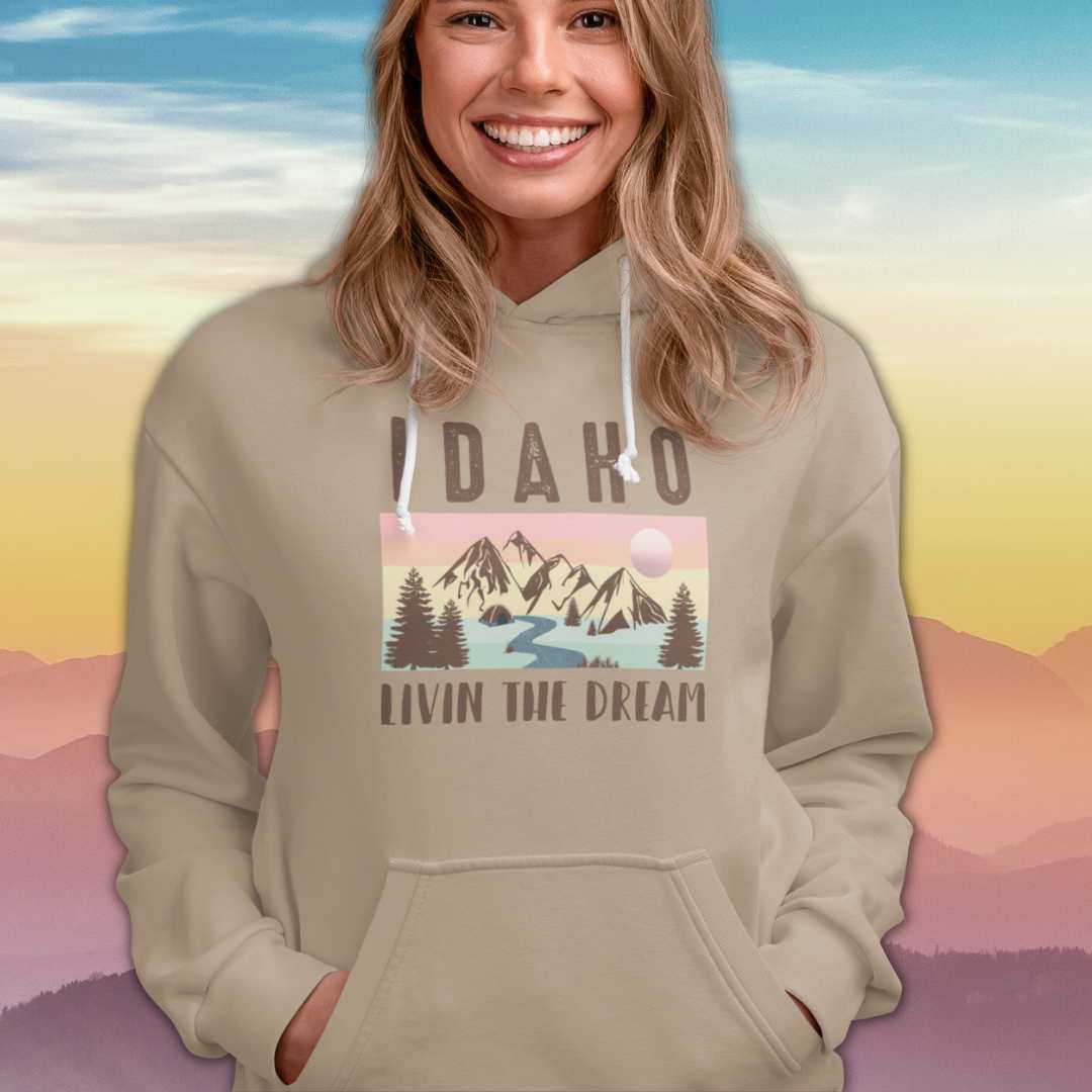 208 Supply Co Hoodie Living The Dream Unisex Midweight Hoodie