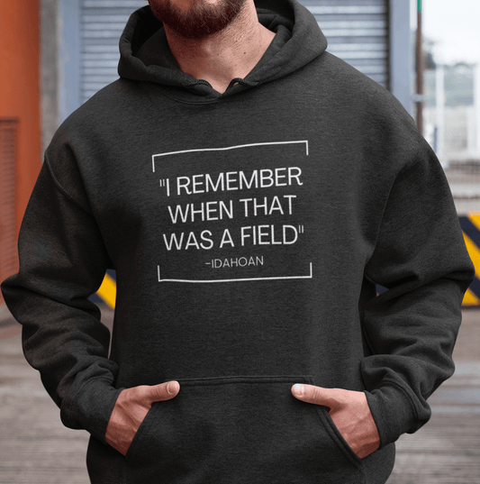 208 Supply Co Hoodies I Remember When That Was A Field Unisex Midweight Hoodie