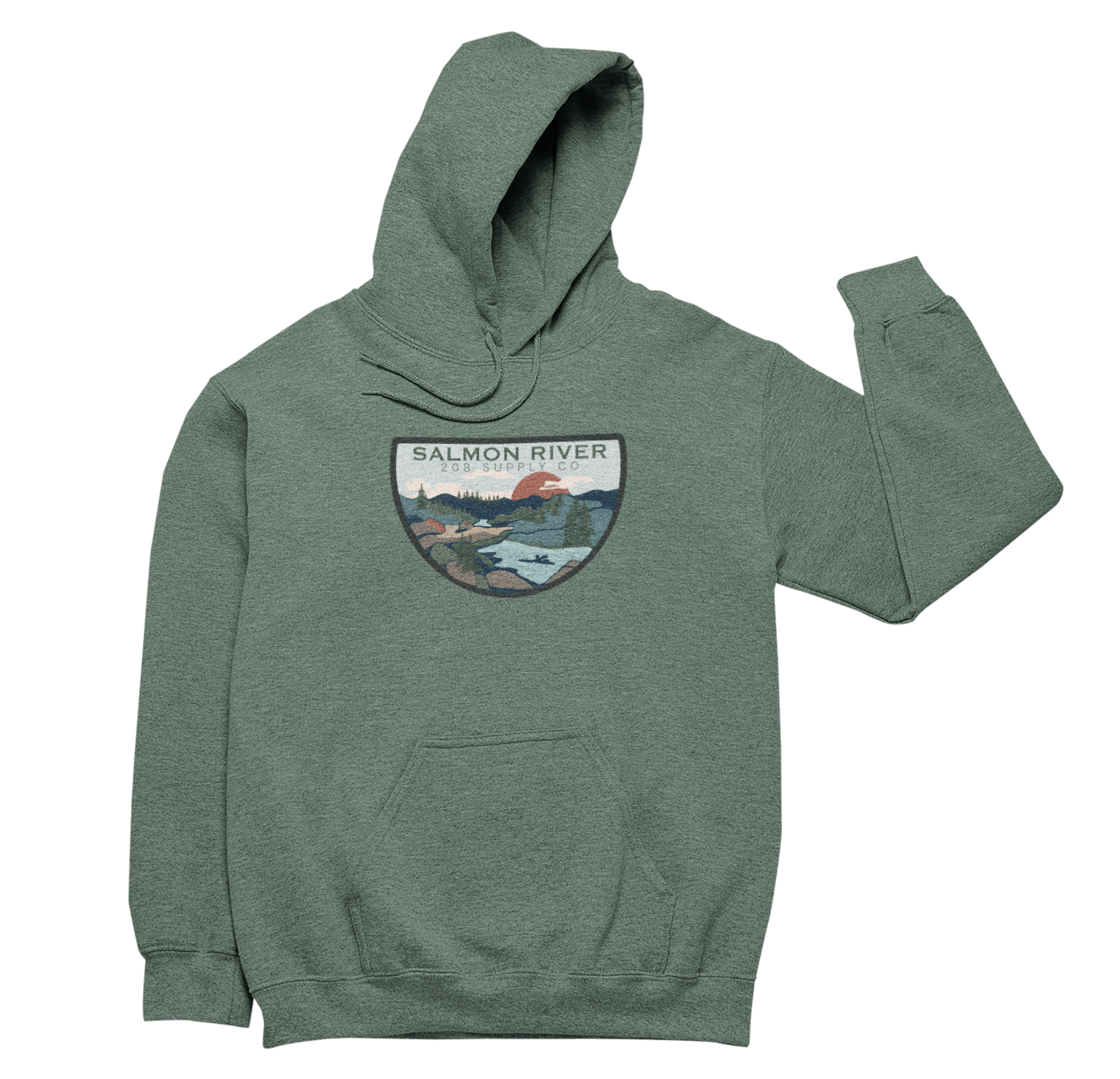 Hoodie salmon sales