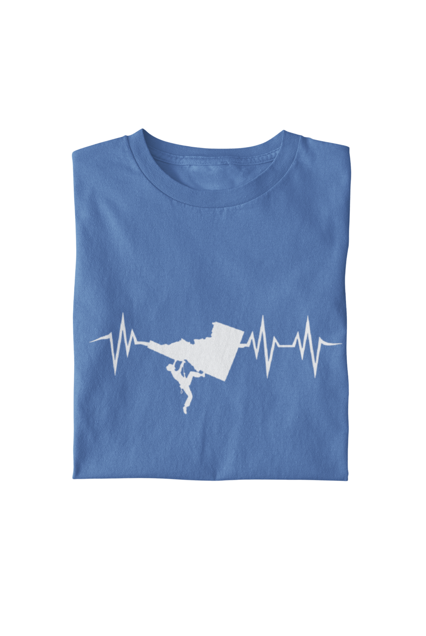 208 Supply Co Small / Heather Columbia Blue ID Rather Be Climbing Unisex Tee