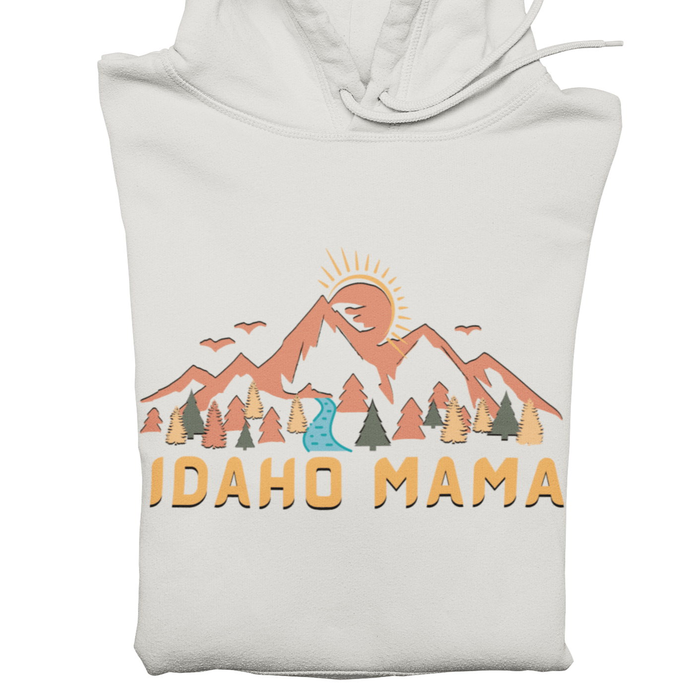 208 Supply Co Vintage White / Small Idaho Mountain Mama Unisex Midweight Hoodie