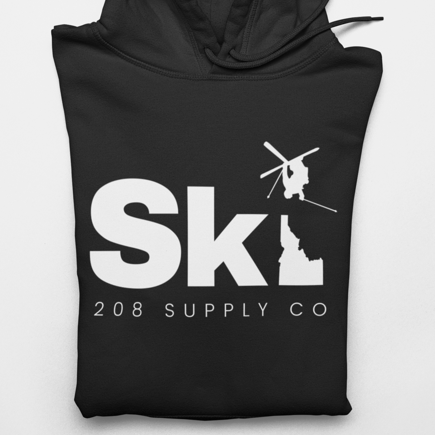 208 Supply Co Small / Black Idaho Ski Bum Midweight Hoodie