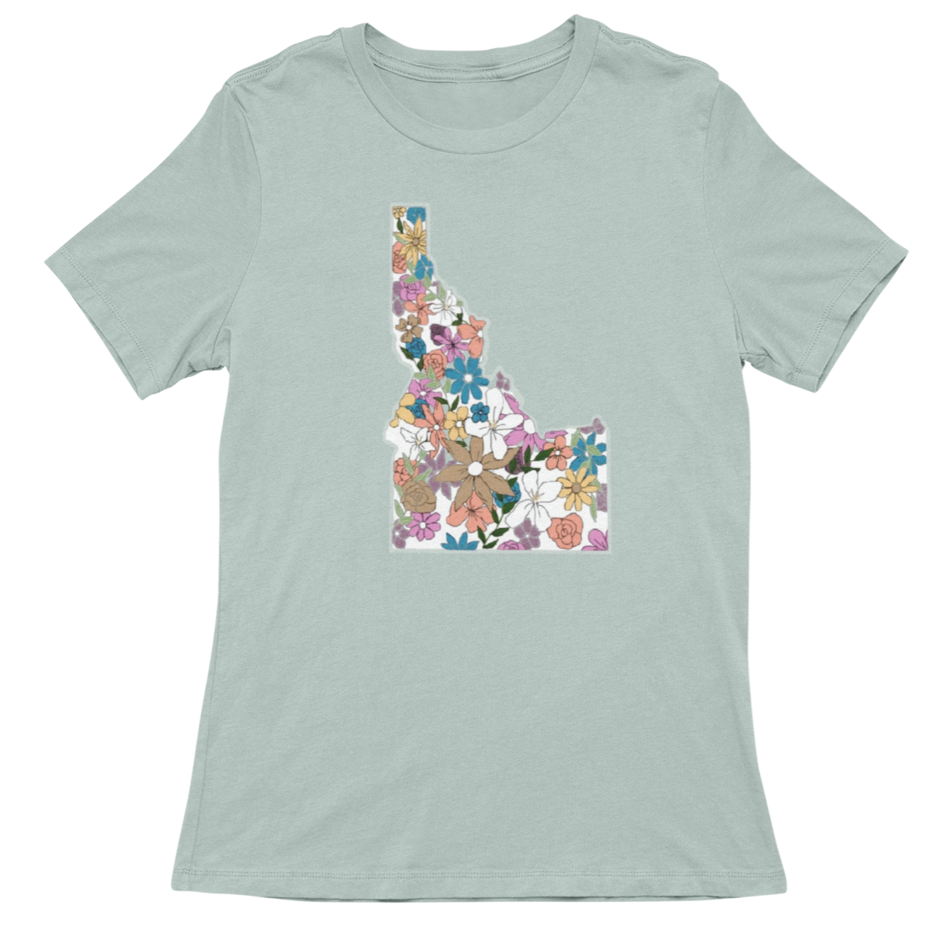 208 Supply Co Small / Heather Prism Dusty Blue Idaho Spring Unisex Tee