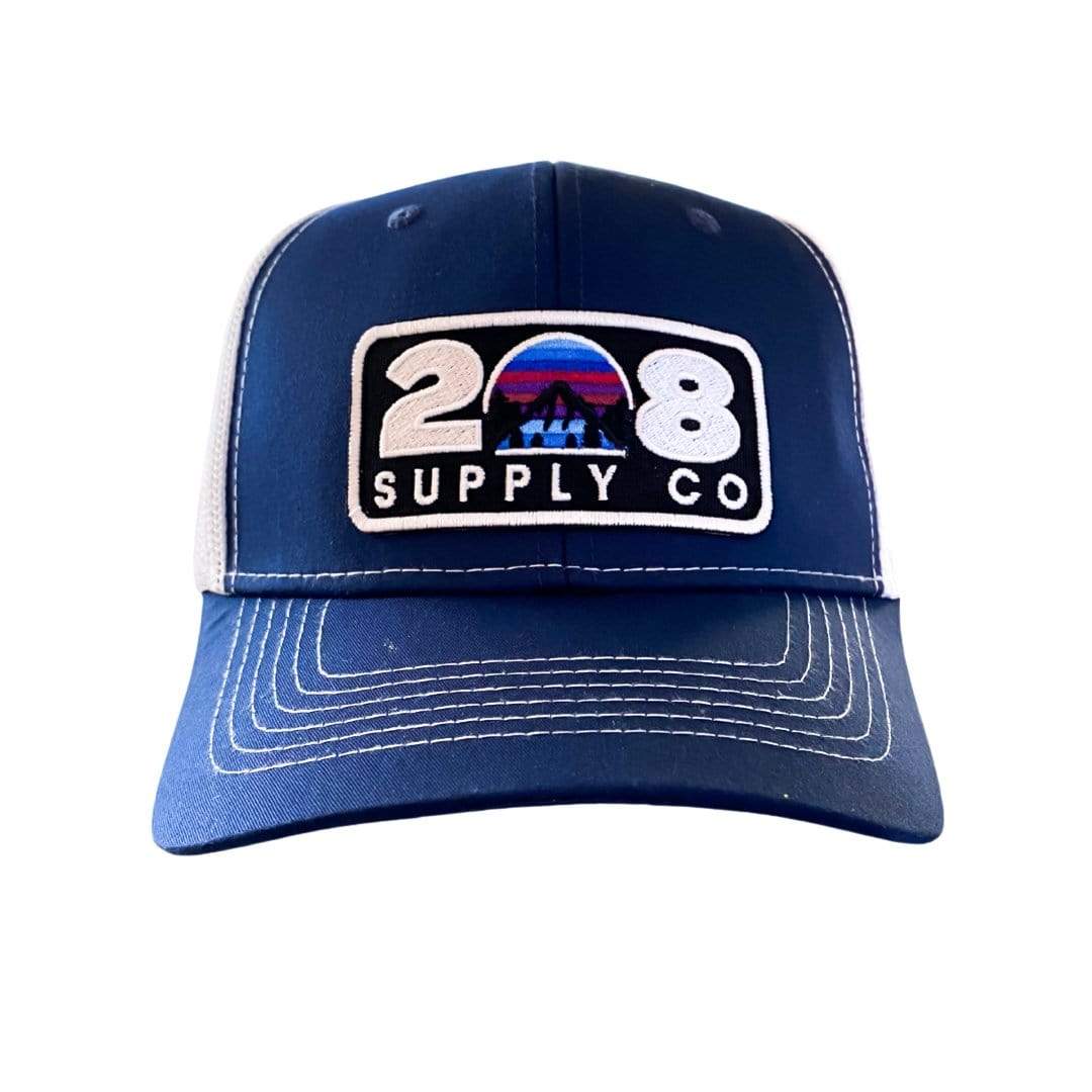 208 Supply Co Navy/White Idaho Sunset Hat