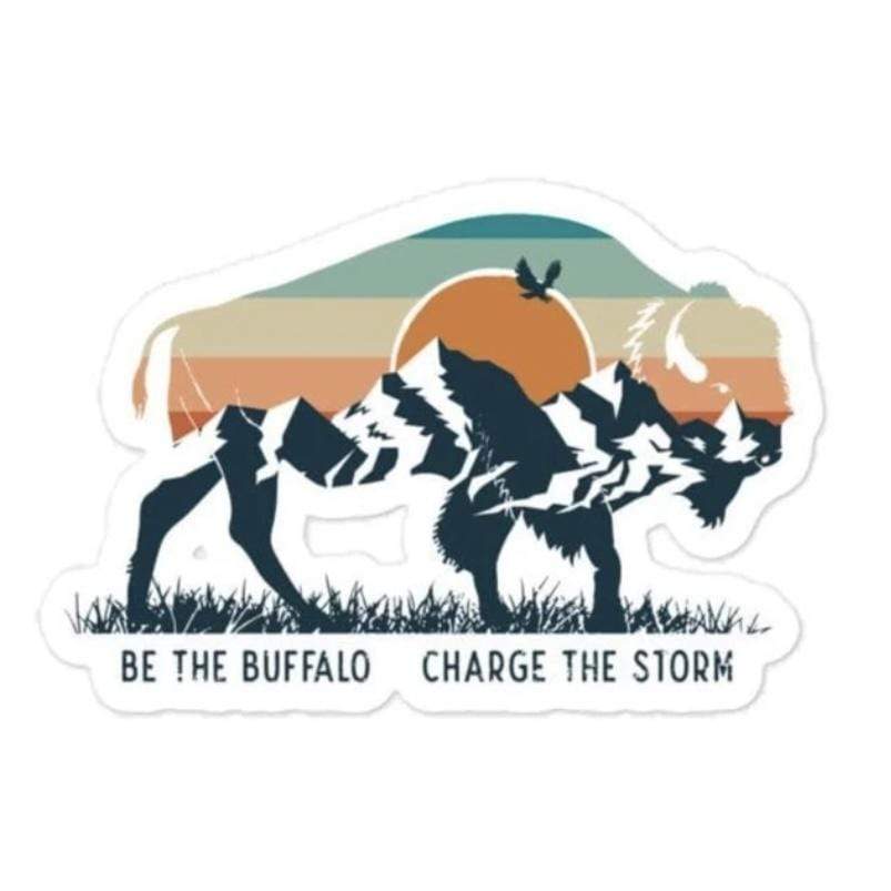 208 Supply Co Paper products Be The Buffalo Sticker