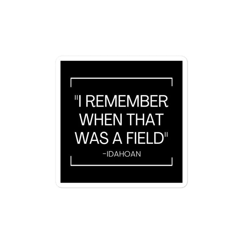 I Remember When Sticker – 208 Supply Co