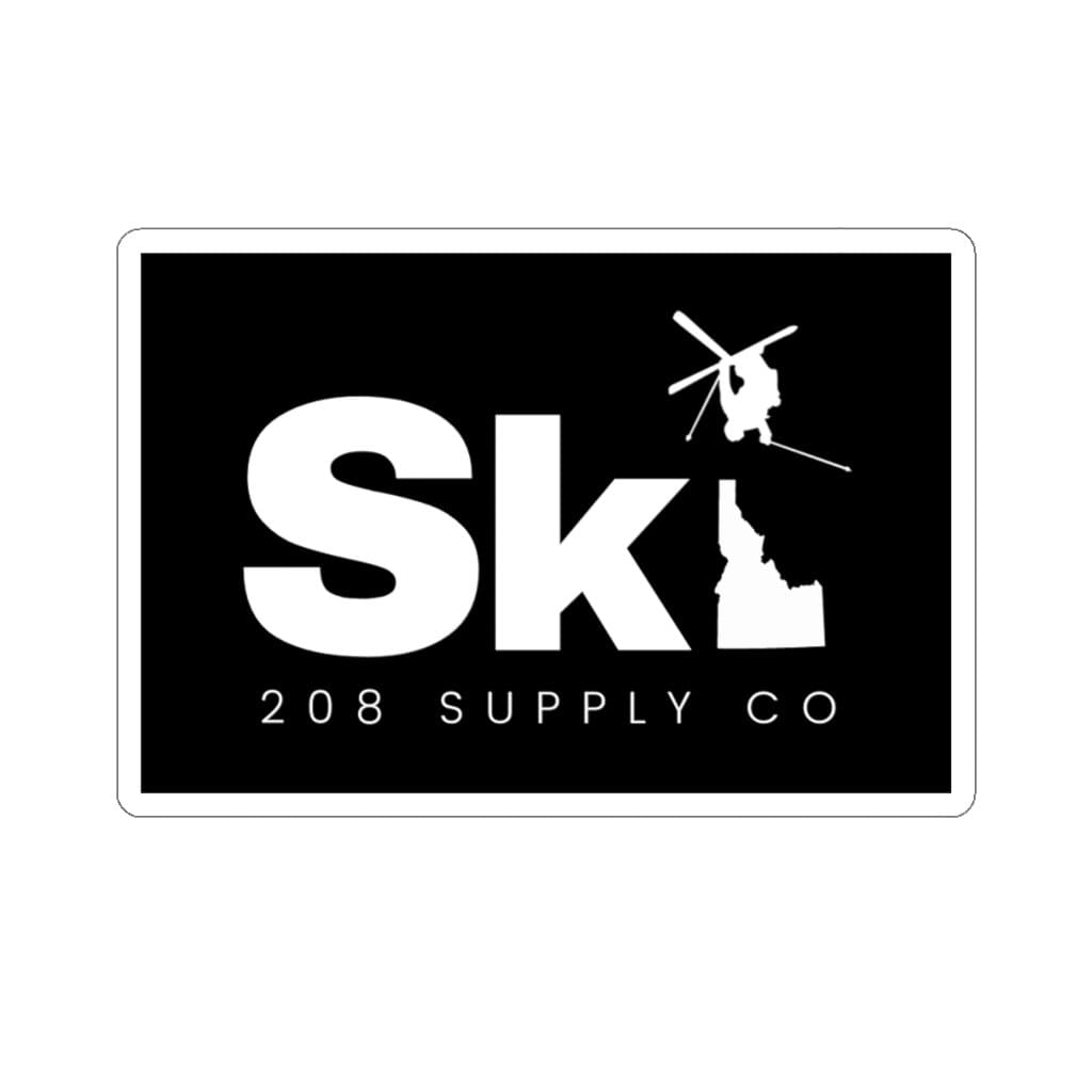 208 Supply Co Paper products Idaho Ski Bum Sticker