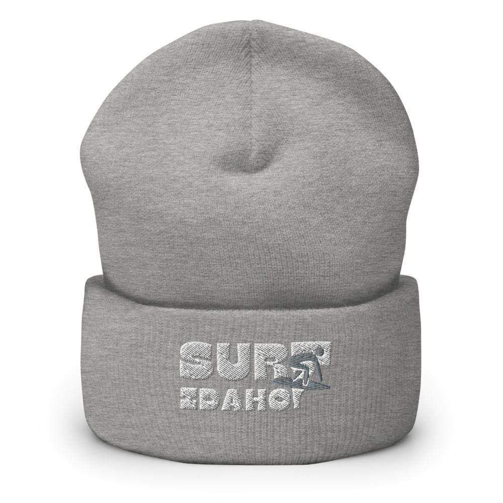 208 Supply Co Heather Grey Surf Idaho Beanie