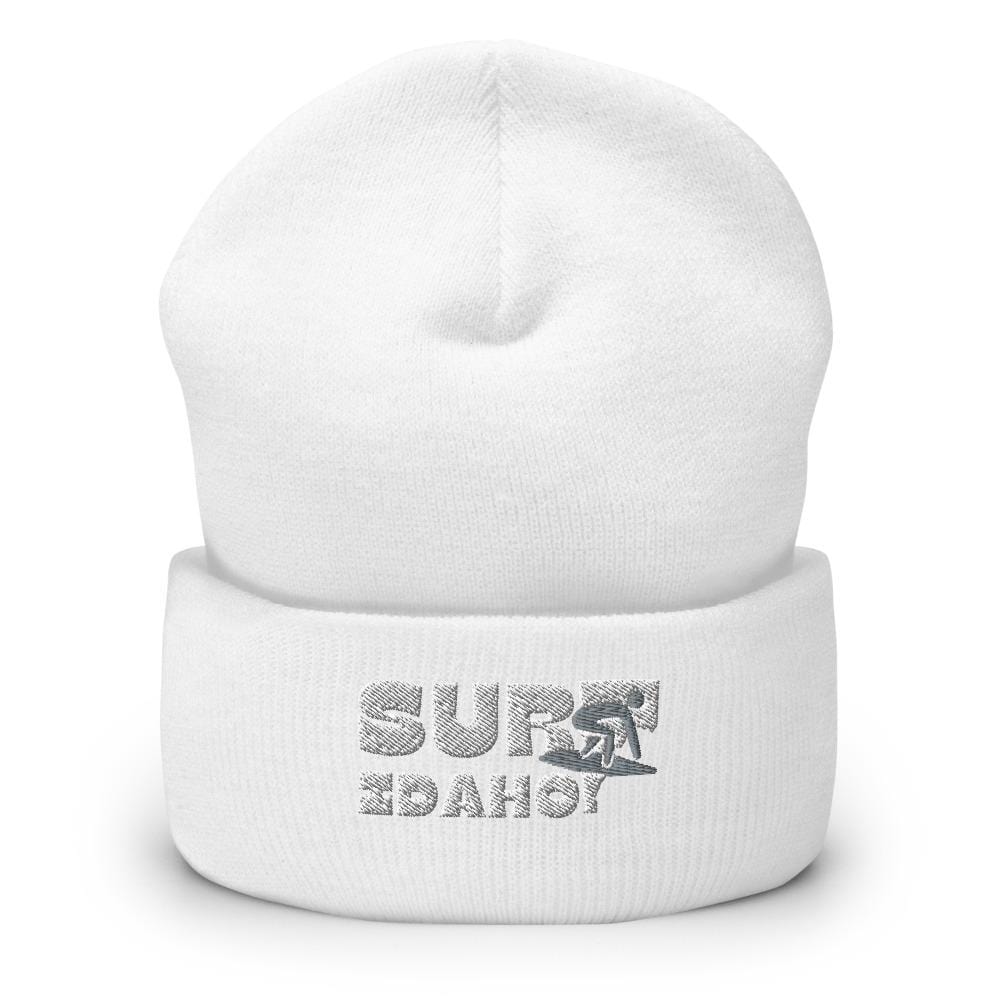 208 Supply Co White Surf Idaho Beanie