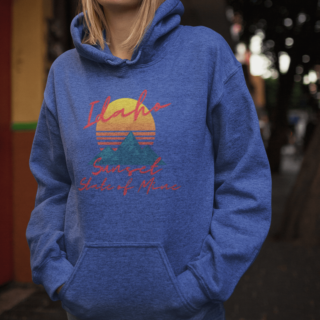 208 Supply Co sweatshirts Sunset State Of Mine Unisex Premium Hoodie