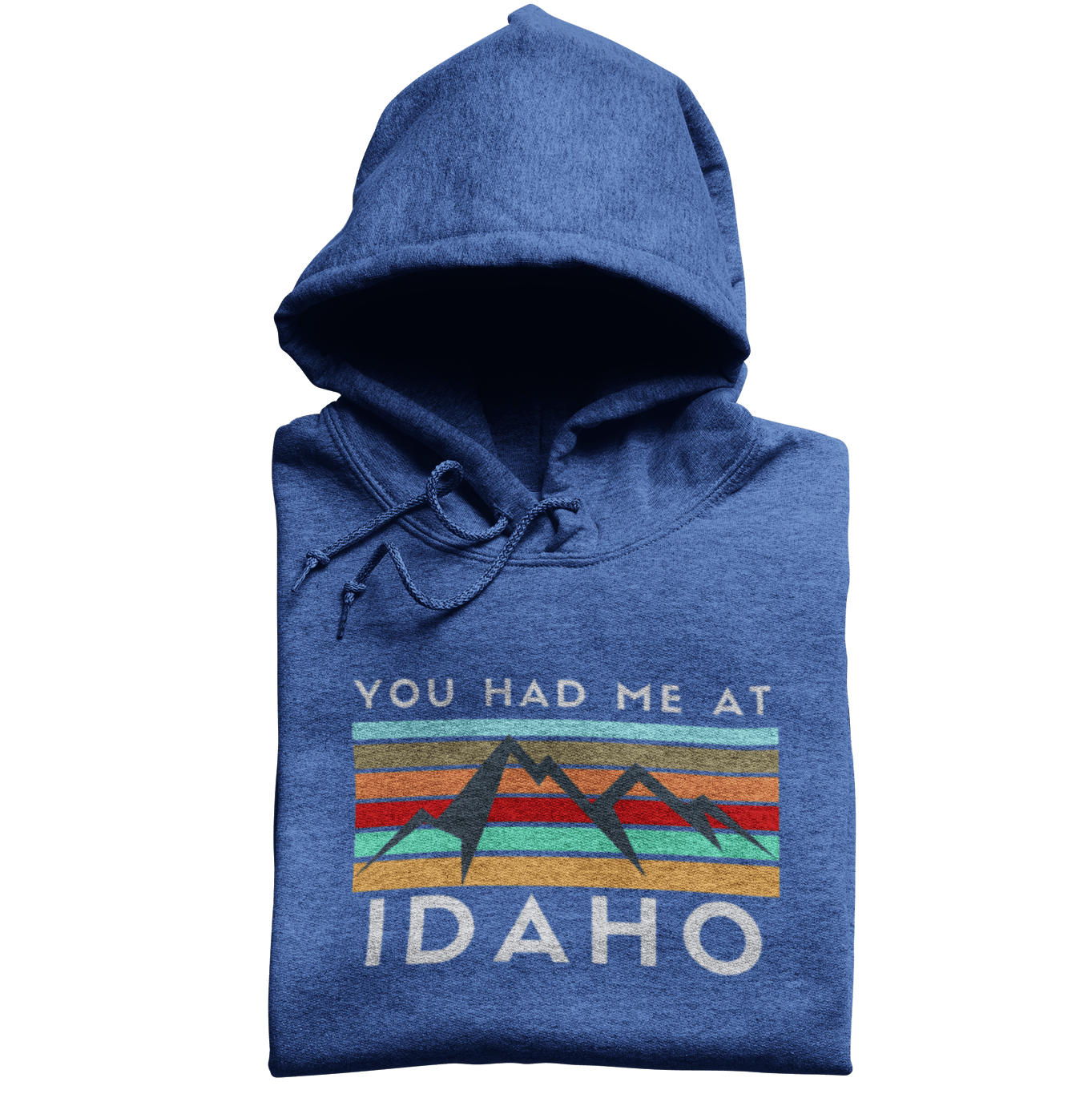 208 Supply Co sweatshirts Small / Heather True Royal You Had Me At Idaho Unisex Midweight Hoodie