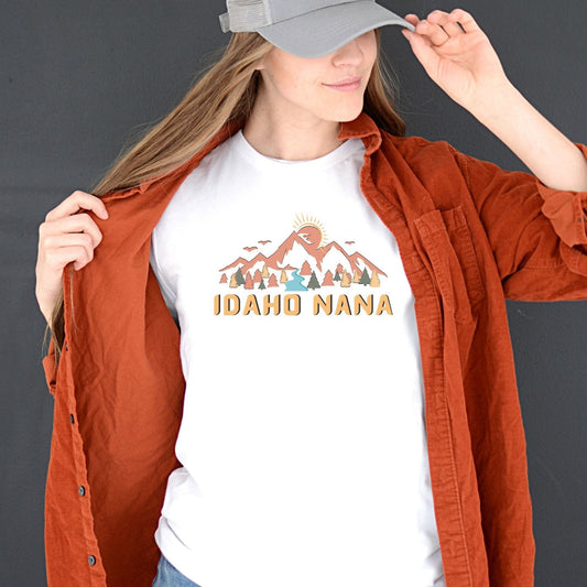 208 Supply Co T-Shirt Small Idaho Mountain Nana Unisex Tee