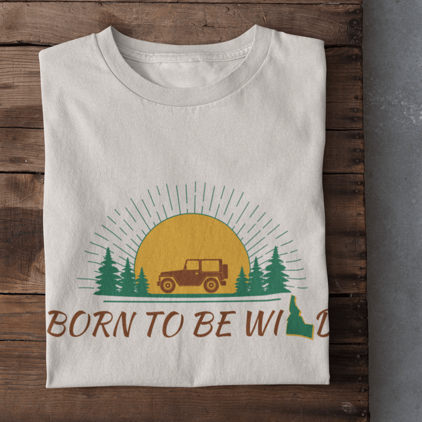 208 Supply Co Tees Small Born To Be Wild Unisex Tee