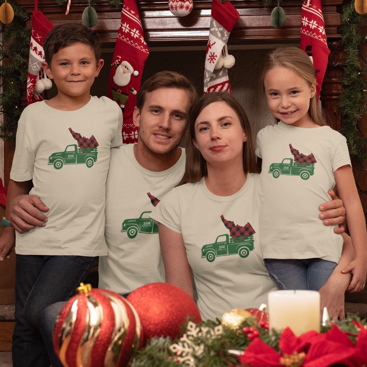 208 Supply Co Tees Idahome For The Holidays Unisex Tee