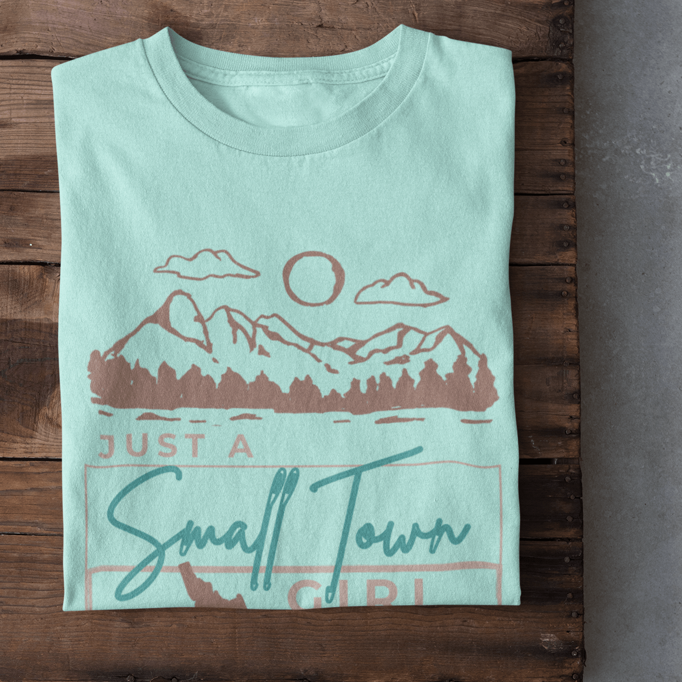 208 Supply Co Tees Small / Mint Small Town Girl Tee