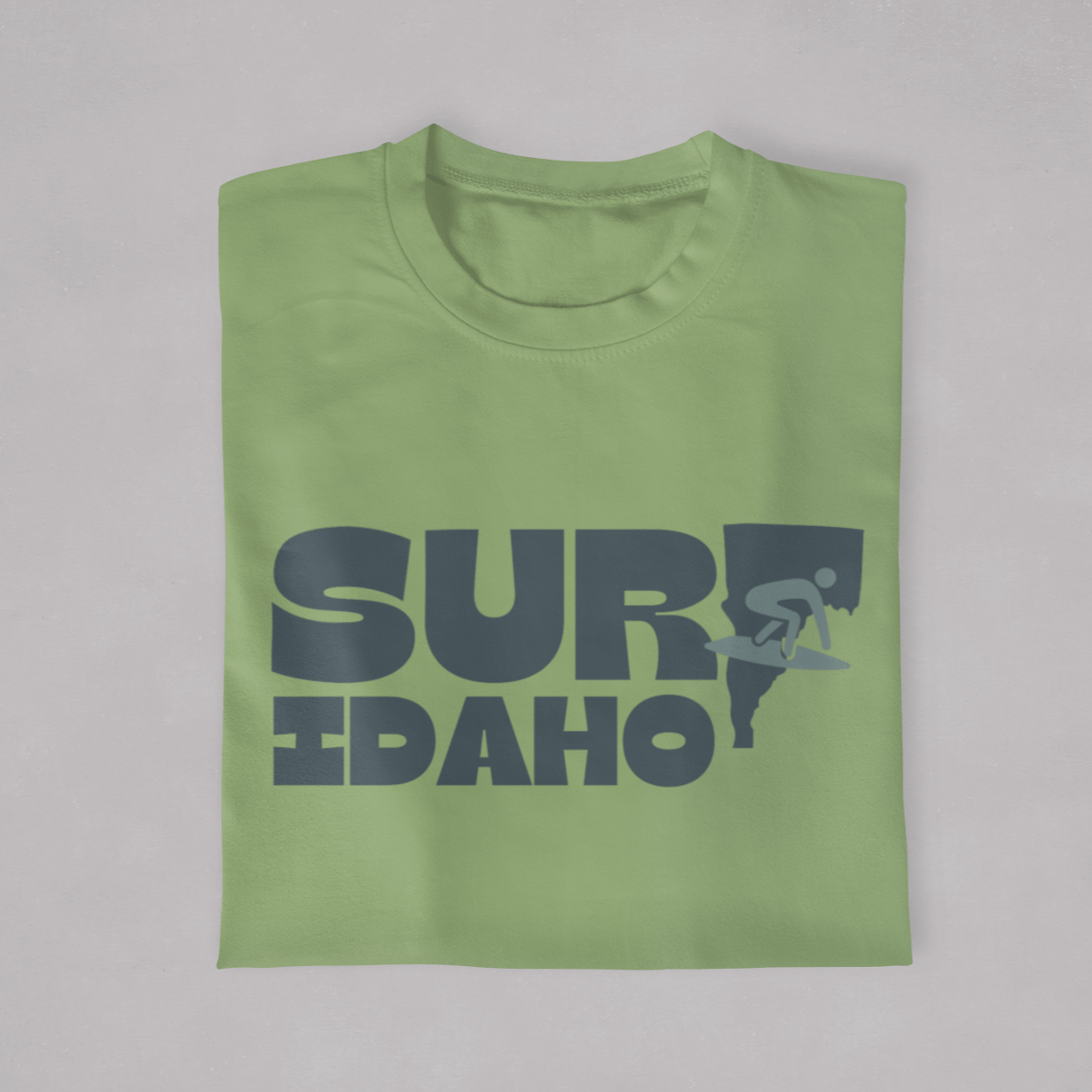 208 Supply Co tees Small / Heather Green Surf Idaho Unisex Tee