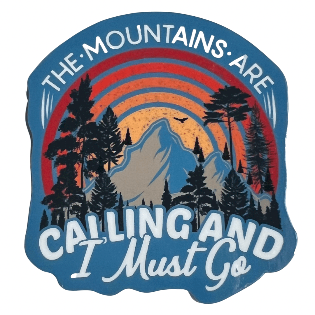 208 Supply Co The Mountains Are Calling Sticker